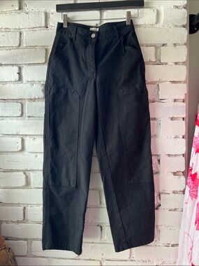 Wilfred free Black High-Rise Utility Pants cargo pants